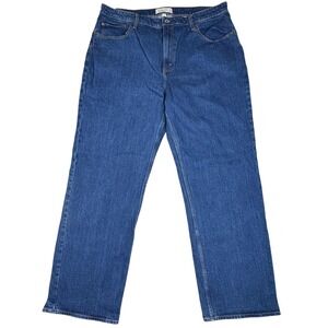 Abercrombie & Fitch 90s Relaxed Jeans High Rise Curve Love Sz 34 Long(fit 37x32)